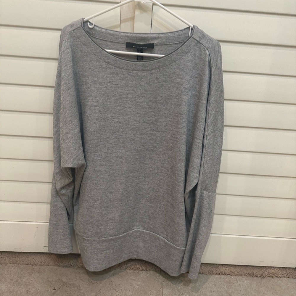 White House Black Market Heather Gray sweatshirt XL